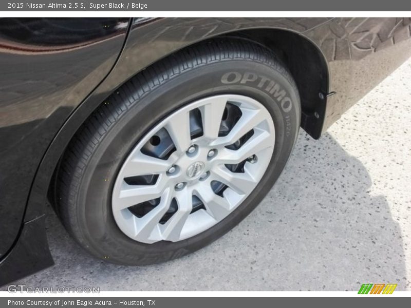 Super Black / Beige 2015 Nissan Altima 2.5 S