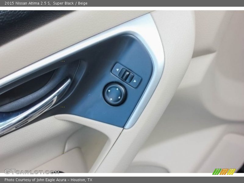 Super Black / Beige 2015 Nissan Altima 2.5 S
