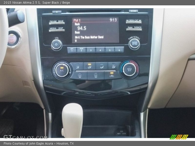 Super Black / Beige 2015 Nissan Altima 2.5 S