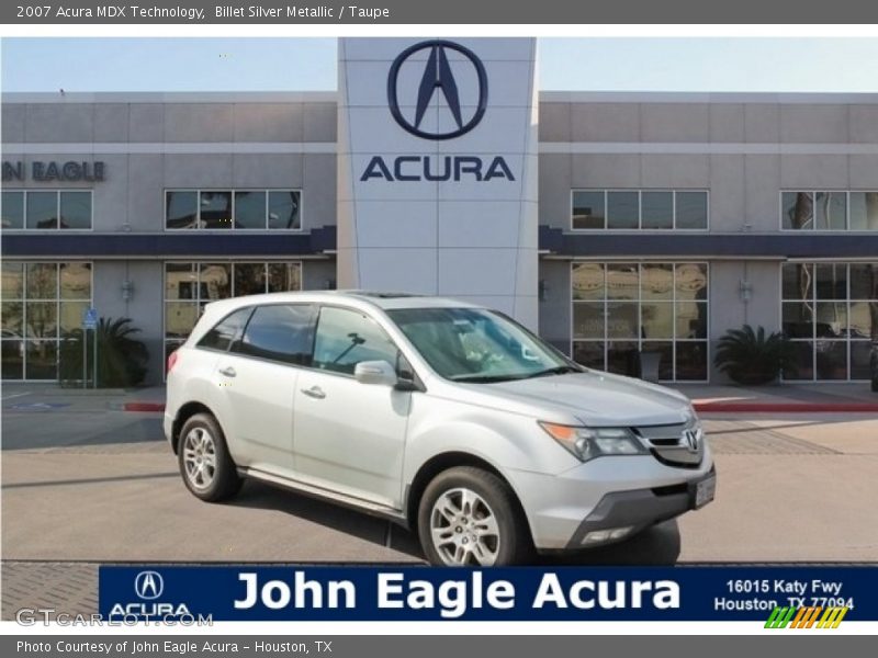 Billet Silver Metallic / Taupe 2007 Acura MDX Technology