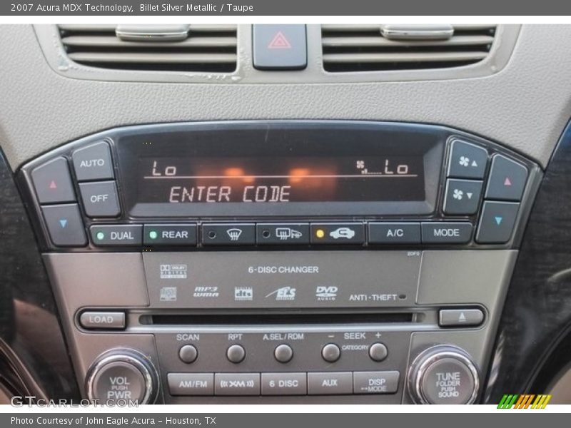 Billet Silver Metallic / Taupe 2007 Acura MDX Technology