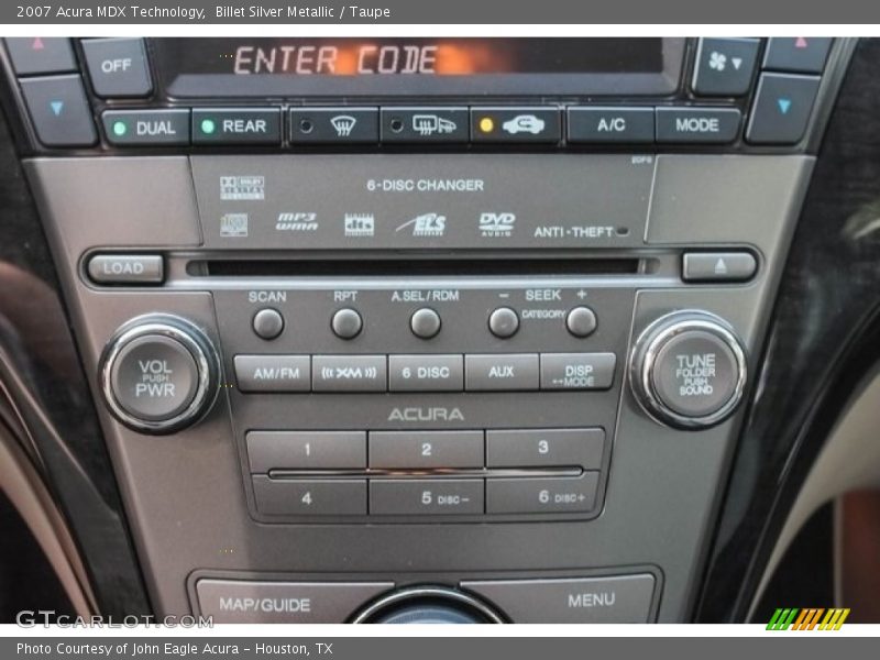 Billet Silver Metallic / Taupe 2007 Acura MDX Technology
