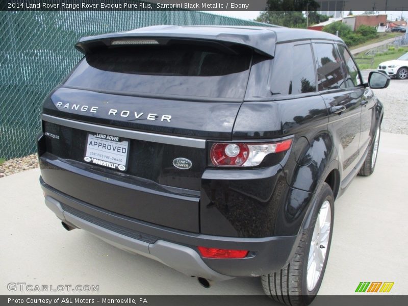 Santorini Black Metallic / Ebony 2014 Land Rover Range Rover Evoque Pure Plus