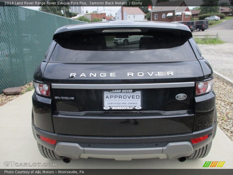 Santorini Black Metallic / Ebony 2014 Land Rover Range Rover Evoque Pure Plus