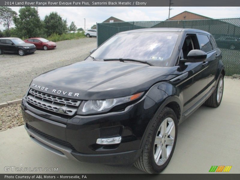Santorini Black Metallic / Ebony 2014 Land Rover Range Rover Evoque Pure Plus