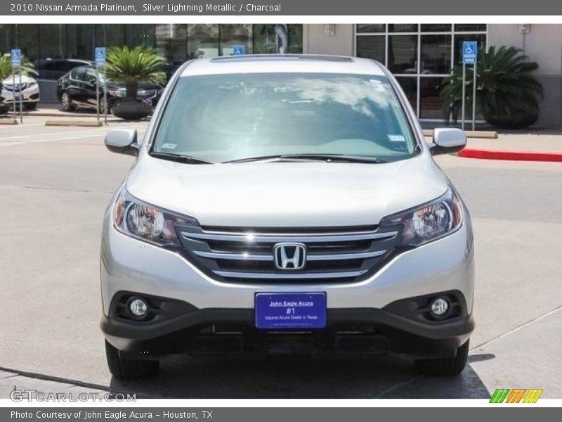 Silver Lightning Metallic / Charcoal 2010 Nissan Armada Platinum