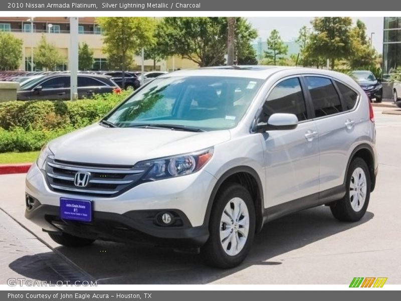 Silver Lightning Metallic / Charcoal 2010 Nissan Armada Platinum