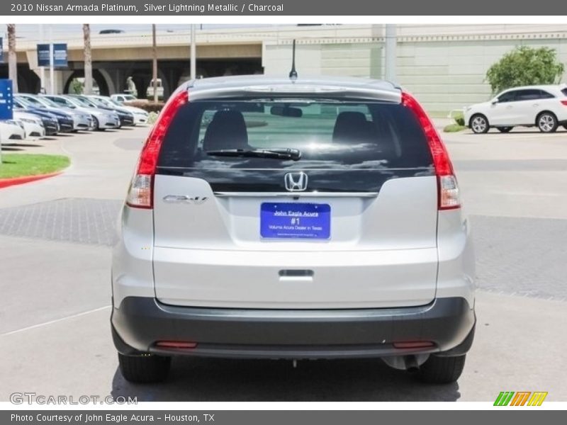 Silver Lightning Metallic / Charcoal 2010 Nissan Armada Platinum