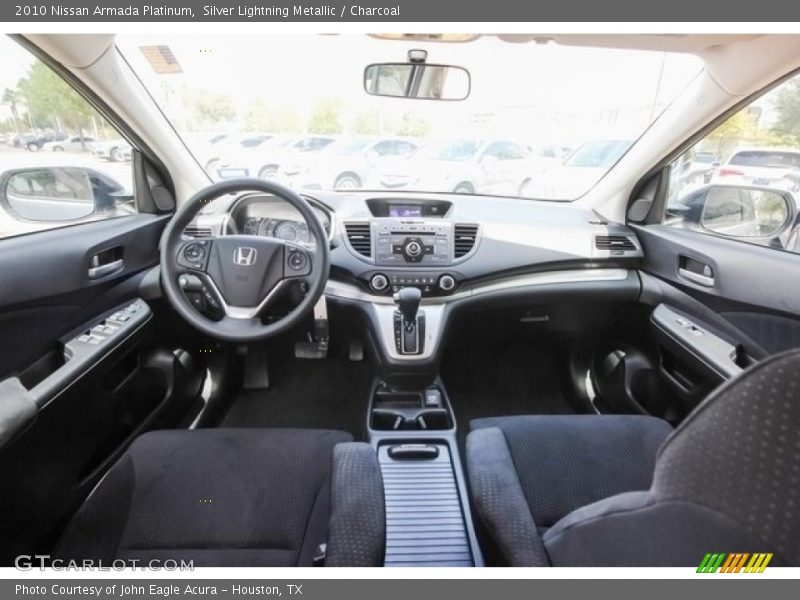 Silver Lightning Metallic / Charcoal 2010 Nissan Armada Platinum