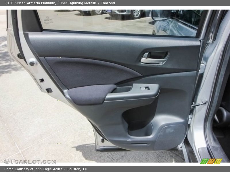 Silver Lightning Metallic / Charcoal 2010 Nissan Armada Platinum