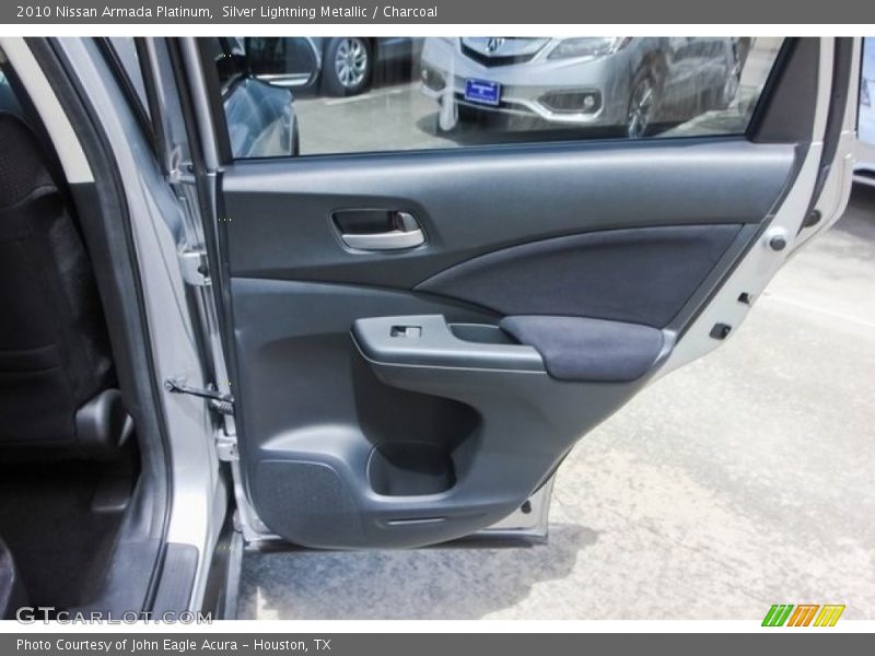 Silver Lightning Metallic / Charcoal 2010 Nissan Armada Platinum