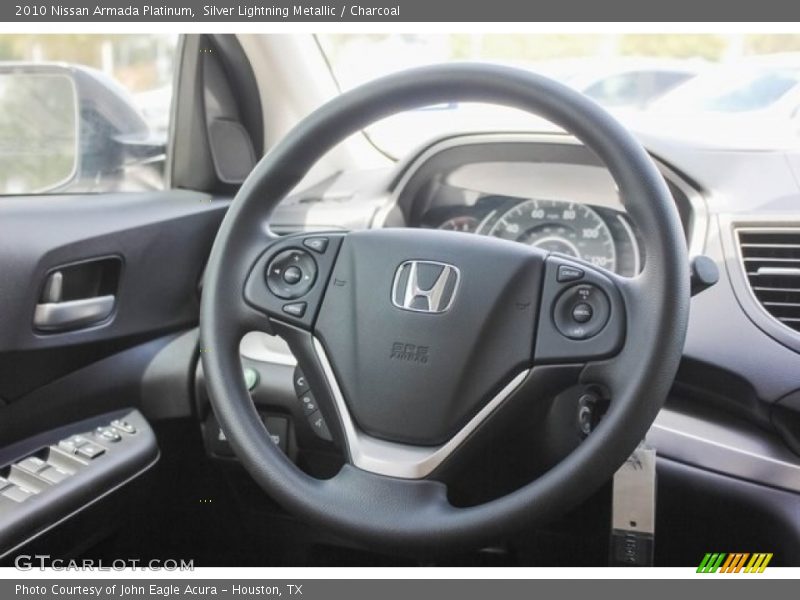 Silver Lightning Metallic / Charcoal 2010 Nissan Armada Platinum
