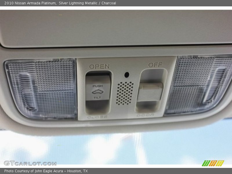 Silver Lightning Metallic / Charcoal 2010 Nissan Armada Platinum
