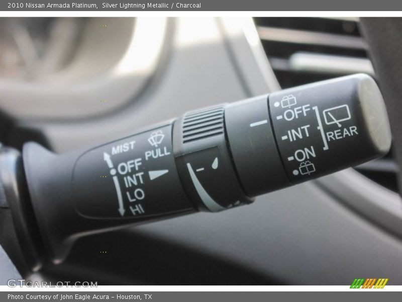 Silver Lightning Metallic / Charcoal 2010 Nissan Armada Platinum