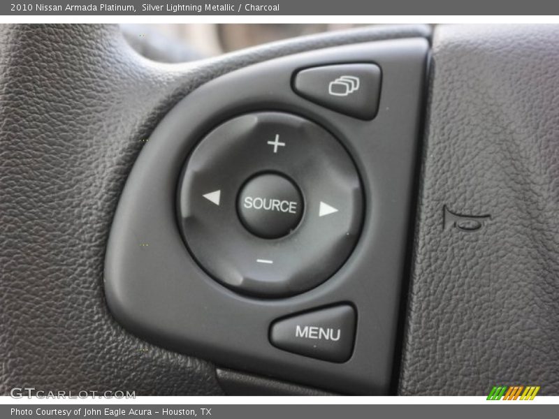 Silver Lightning Metallic / Charcoal 2010 Nissan Armada Platinum