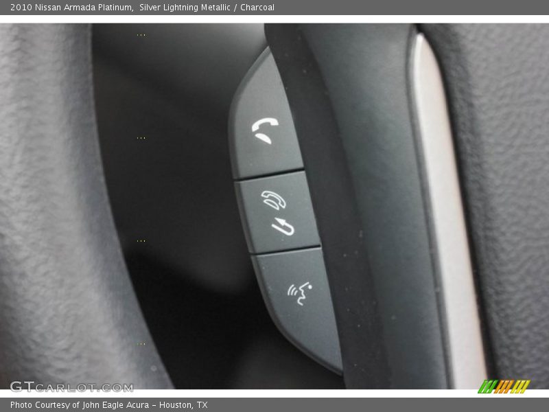 Silver Lightning Metallic / Charcoal 2010 Nissan Armada Platinum