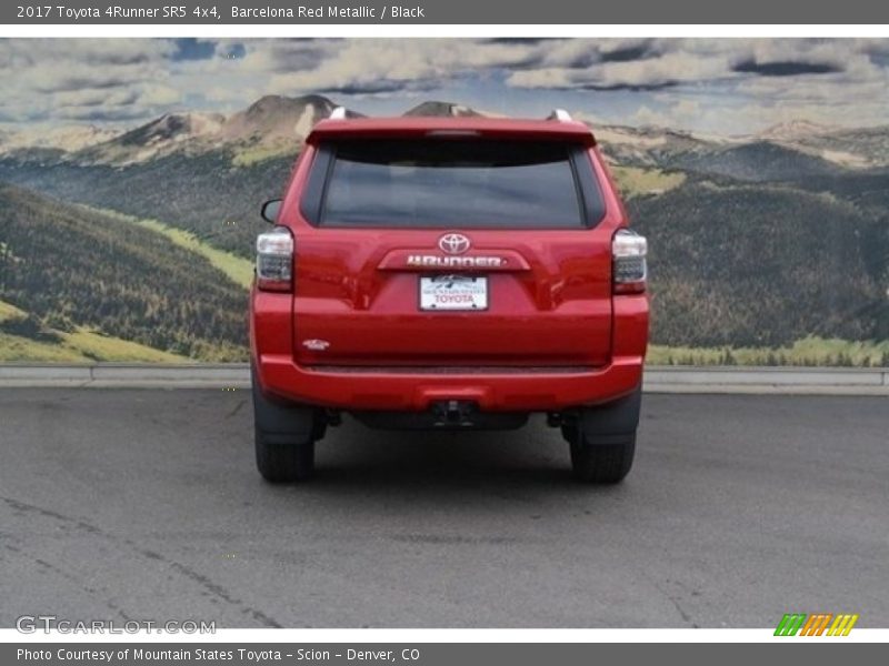 Barcelona Red Metallic / Black 2017 Toyota 4Runner SR5 4x4