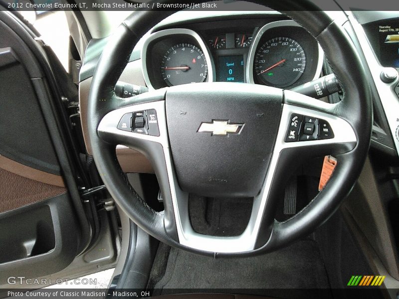 Mocha Steel Metallic / Brownstone/Jet Black 2012 Chevrolet Equinox LT