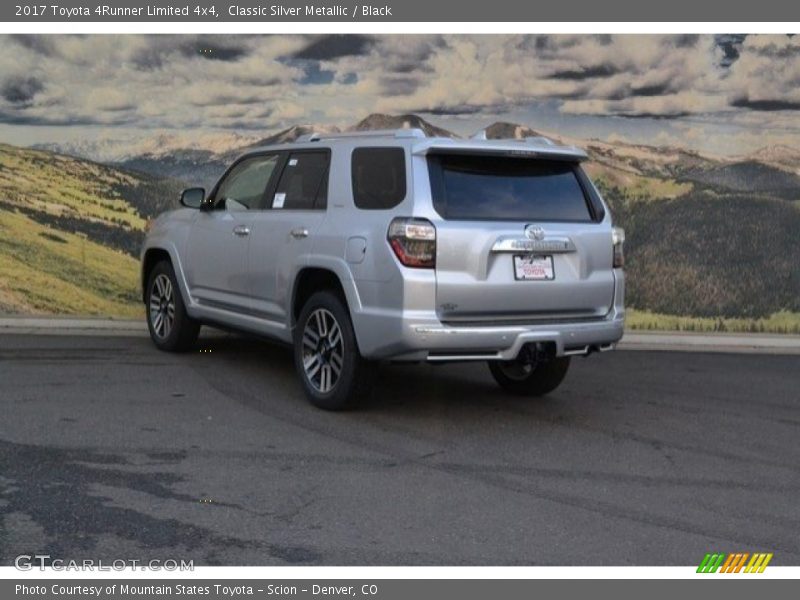Classic Silver Metallic / Black 2017 Toyota 4Runner Limited 4x4
