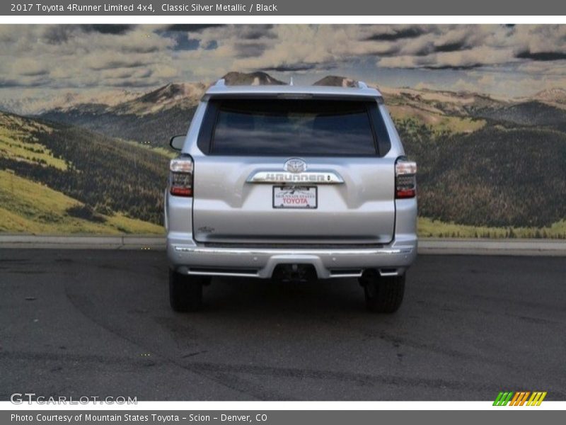 Classic Silver Metallic / Black 2017 Toyota 4Runner Limited 4x4
