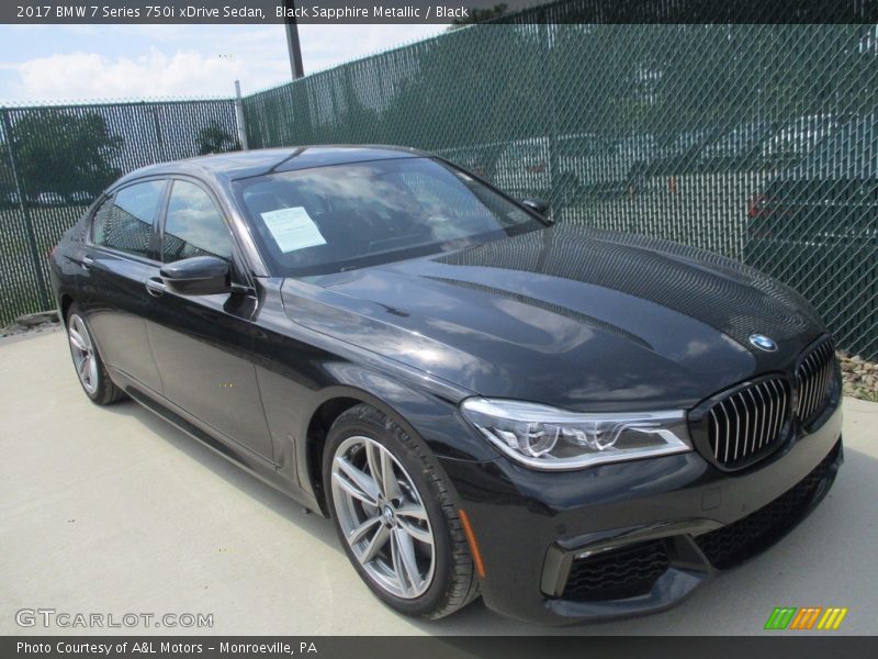 Black Sapphire Metallic / Black 2017 BMW 7 Series 750i xDrive Sedan