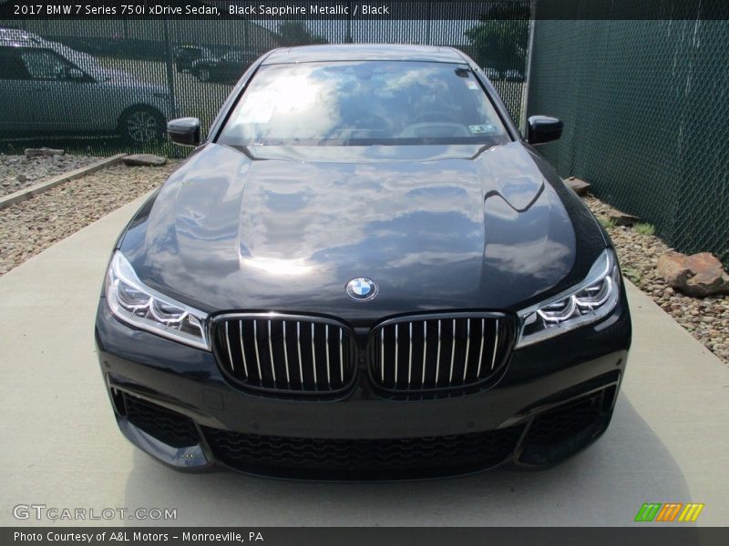 Black Sapphire Metallic / Black 2017 BMW 7 Series 750i xDrive Sedan