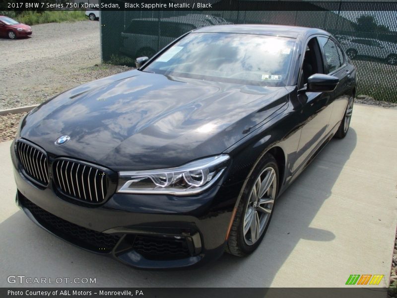 Black Sapphire Metallic / Black 2017 BMW 7 Series 750i xDrive Sedan