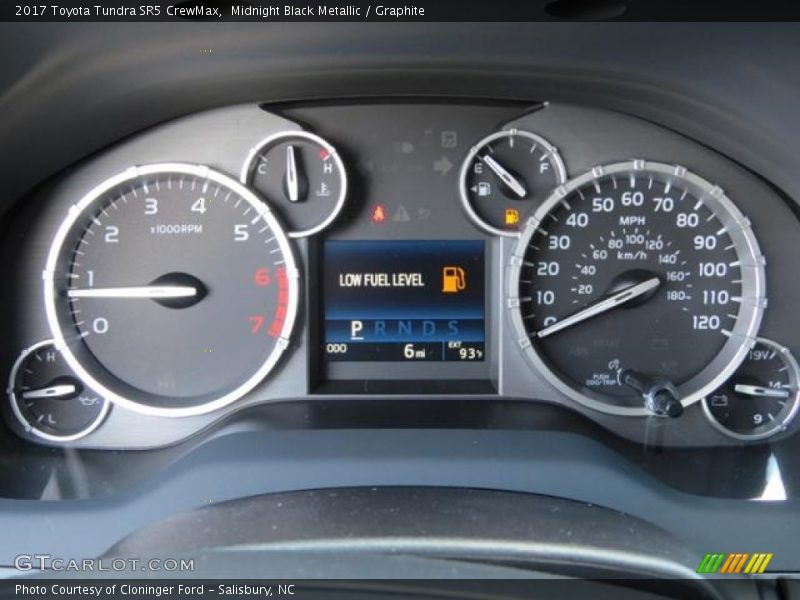 Midnight Black Metallic / Graphite 2017 Toyota Tundra SR5 CrewMax