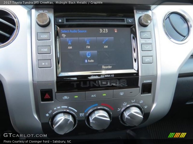 Midnight Black Metallic / Graphite 2017 Toyota Tundra SR5 CrewMax