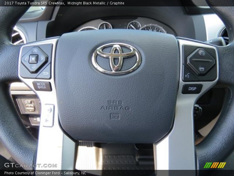 Midnight Black Metallic / Graphite 2017 Toyota Tundra SR5 CrewMax