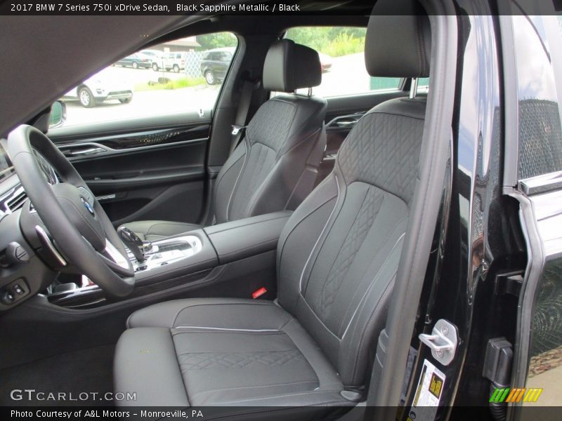 Black Sapphire Metallic / Black 2017 BMW 7 Series 750i xDrive Sedan