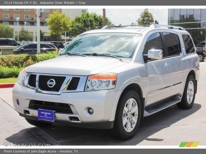 Alabaster Silver Metallic / Gray 2014 Honda CR-V EX