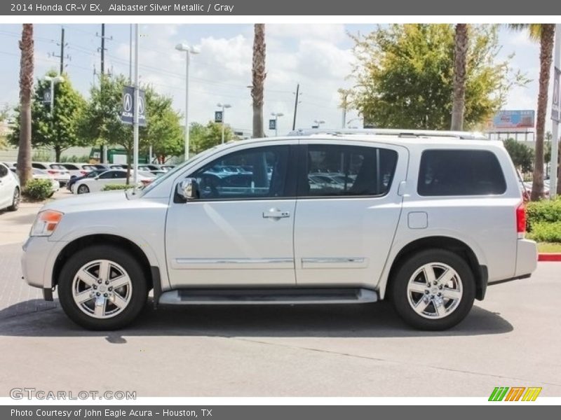 Alabaster Silver Metallic / Gray 2014 Honda CR-V EX