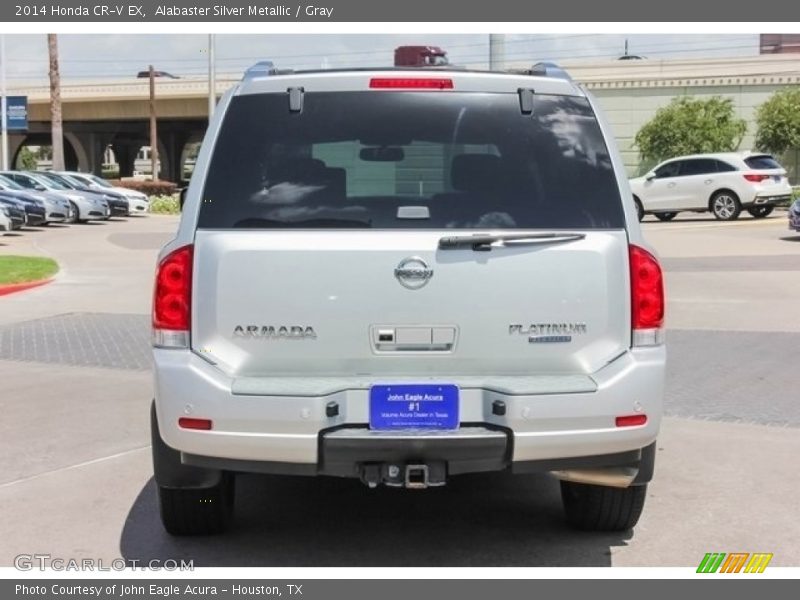 Alabaster Silver Metallic / Gray 2014 Honda CR-V EX
