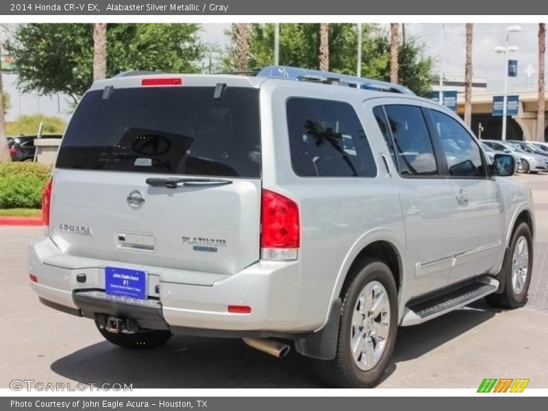 Alabaster Silver Metallic / Gray 2014 Honda CR-V EX