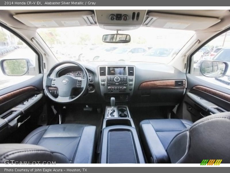 Alabaster Silver Metallic / Gray 2014 Honda CR-V EX