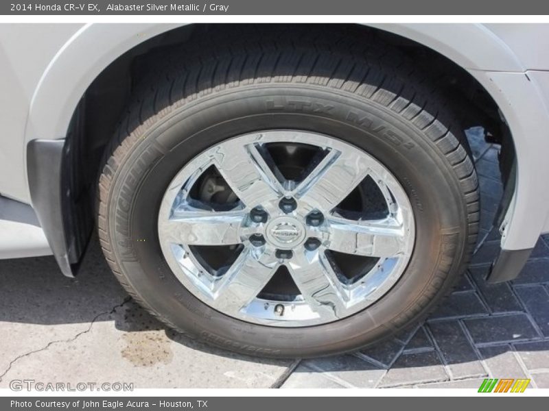 Alabaster Silver Metallic / Gray 2014 Honda CR-V EX