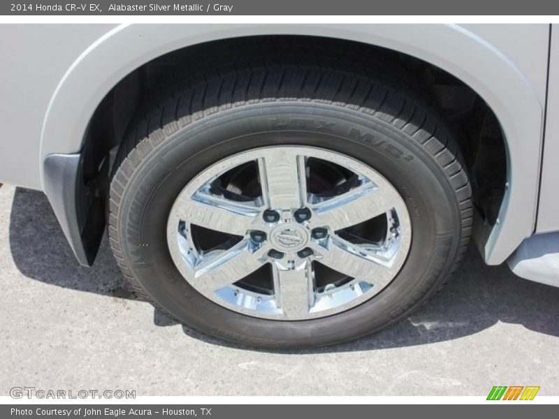 Alabaster Silver Metallic / Gray 2014 Honda CR-V EX