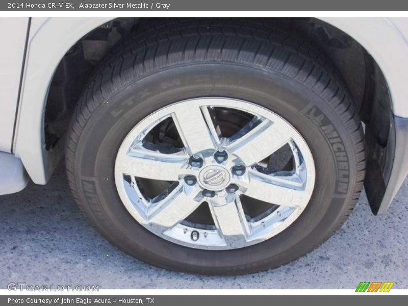 Alabaster Silver Metallic / Gray 2014 Honda CR-V EX