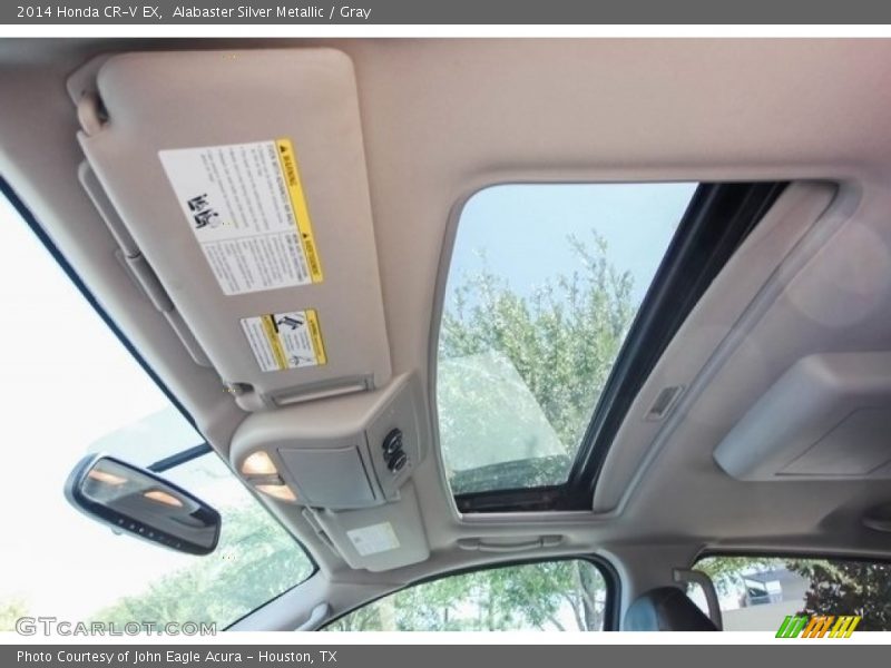 Alabaster Silver Metallic / Gray 2014 Honda CR-V EX