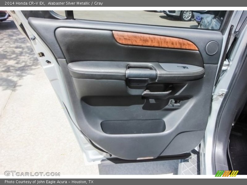 Alabaster Silver Metallic / Gray 2014 Honda CR-V EX