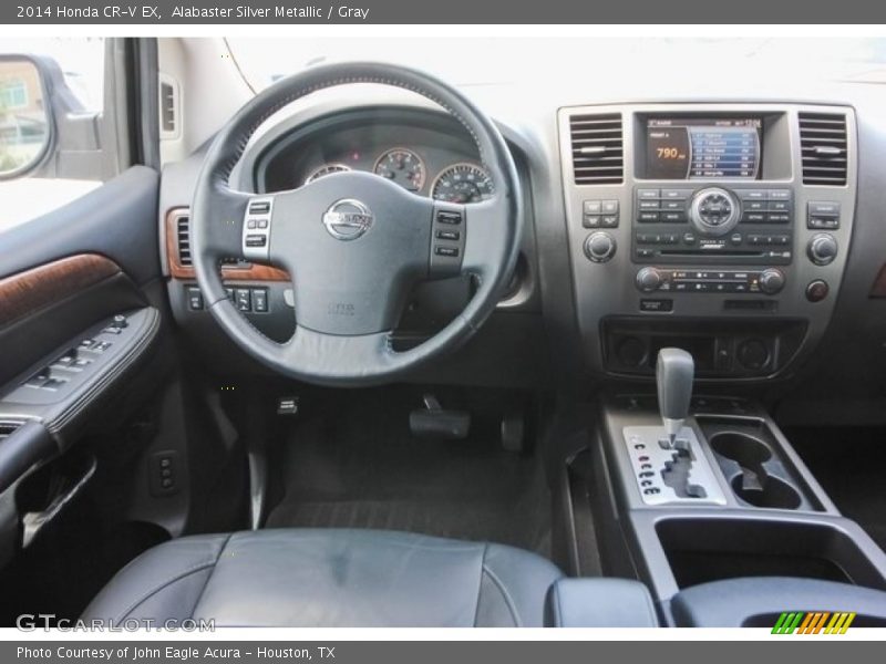 Alabaster Silver Metallic / Gray 2014 Honda CR-V EX