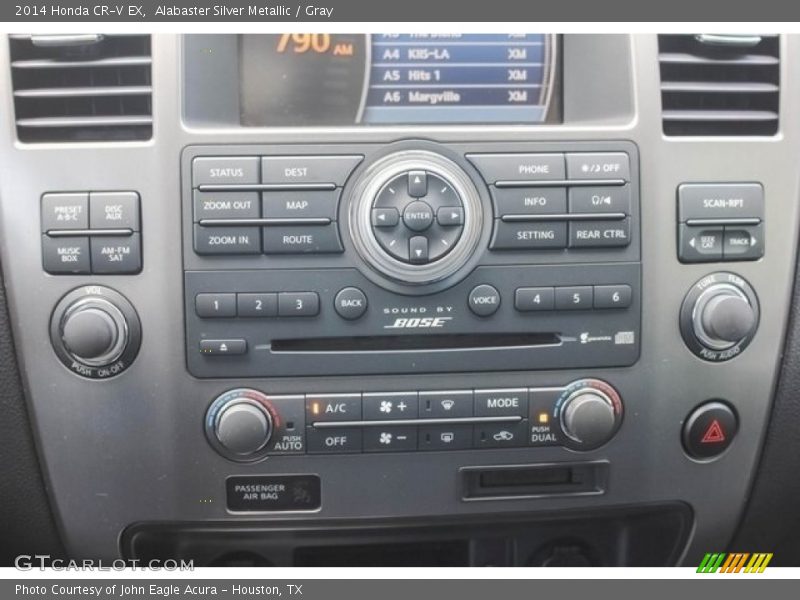 Alabaster Silver Metallic / Gray 2014 Honda CR-V EX