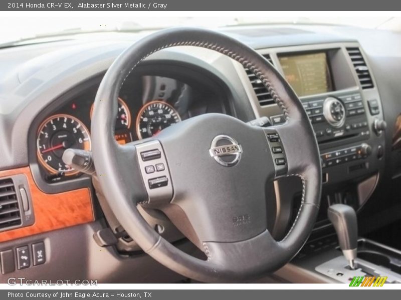 Alabaster Silver Metallic / Gray 2014 Honda CR-V EX