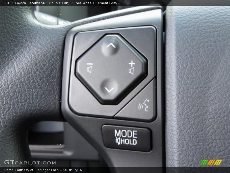 Super White / Cement Gray 2017 Toyota Tacoma SR5 Double Cab