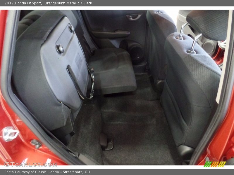 Orangeburst Metallic / Black 2012 Honda Fit Sport