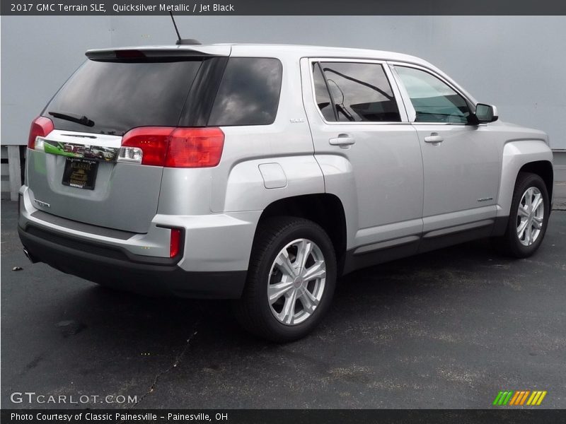 Quicksilver Metallic / Jet Black 2017 GMC Terrain SLE