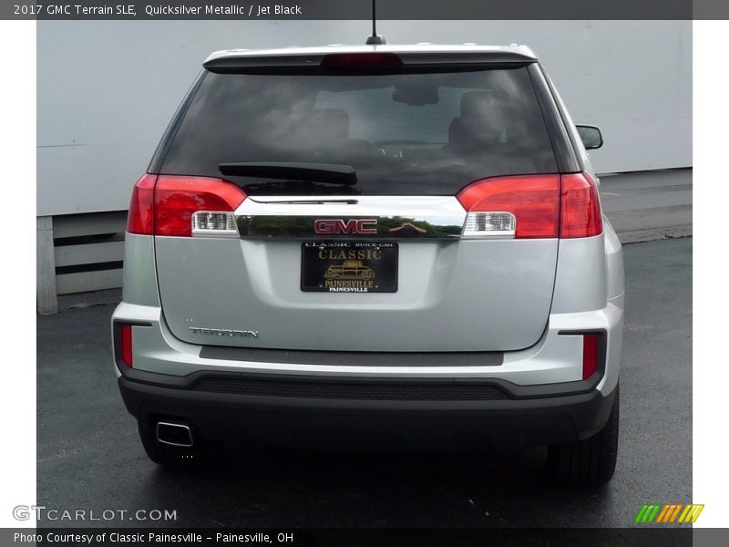 Quicksilver Metallic / Jet Black 2017 GMC Terrain SLE