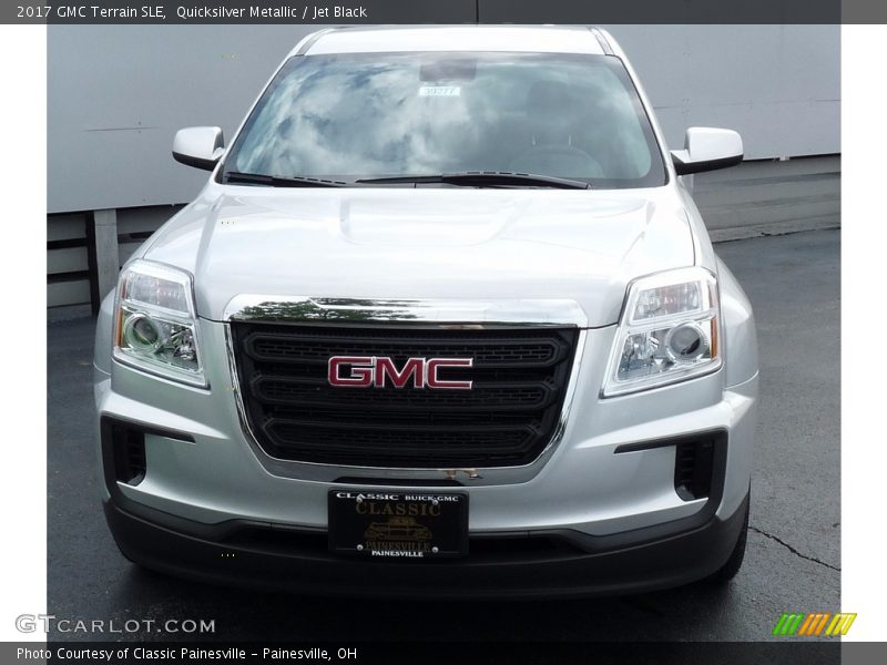 Quicksilver Metallic / Jet Black 2017 GMC Terrain SLE