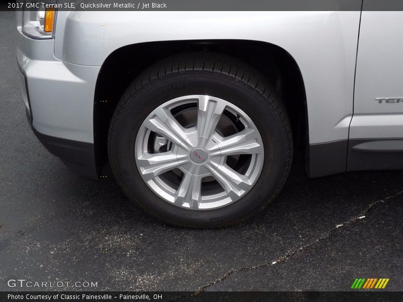 Quicksilver Metallic / Jet Black 2017 GMC Terrain SLE